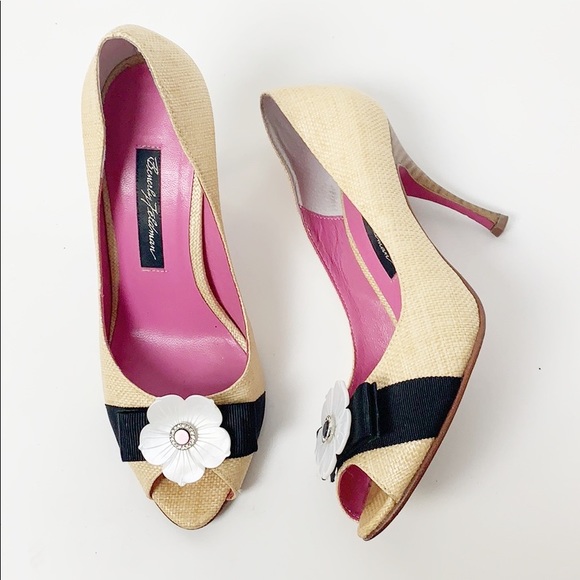 Beverly Feldman Shoes - Beverly Feldman Barbados in Natural Raffia size 7